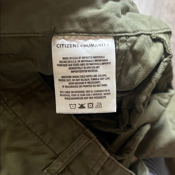 Citizens Of Humanity Green Cargo Pants - Picture 6 of 8